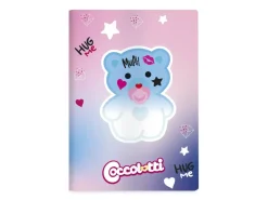 Set 3 quaderni A4 Coccolotti Love&Tell – Quadretti 4 millimetri senza margine