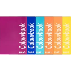 Set 5 quaderni A4 Fluo +1 omaggio – Quadretti 5 millimetri senza margine