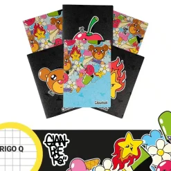 Set 3 quaderni A4 Gianpiero Rigo Q – Quadretti 5mm con margine
