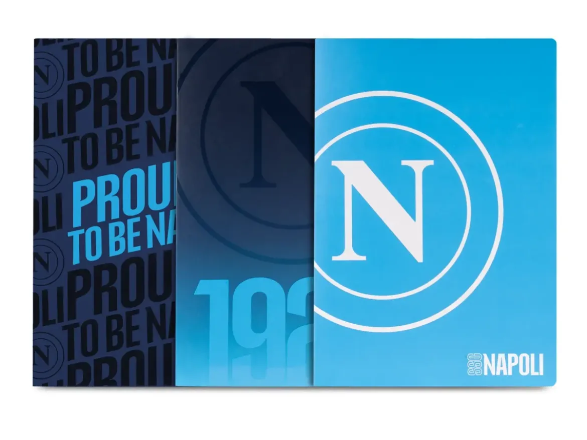Set 3 quaderni A4 SSC Napoli – “Be Napoli”