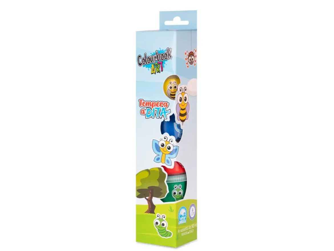 Set tempere a dita 50ml