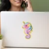 Stickers 3D Unicorno Marino