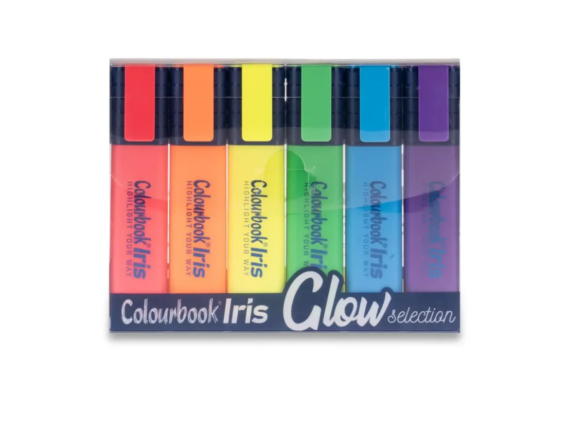 Taschetta 6 evidenziatori Iris Glow Selection
