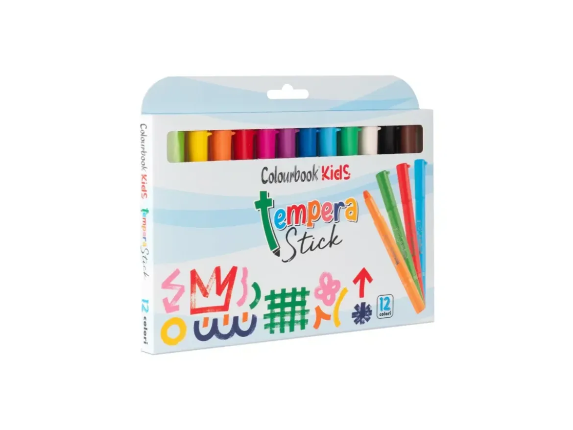 Tempera Stick 12 colori