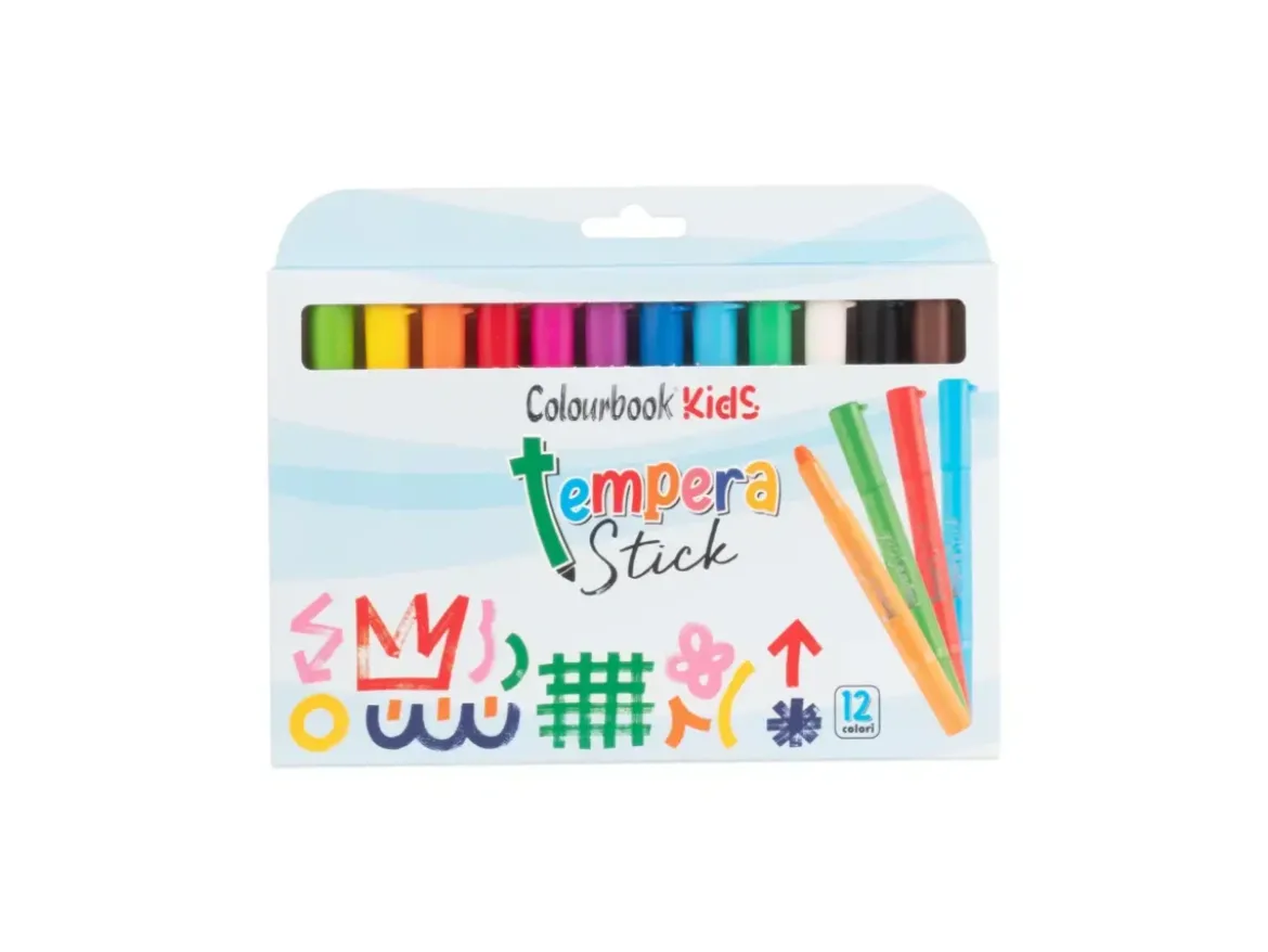 Tempera Stick 12 colori
