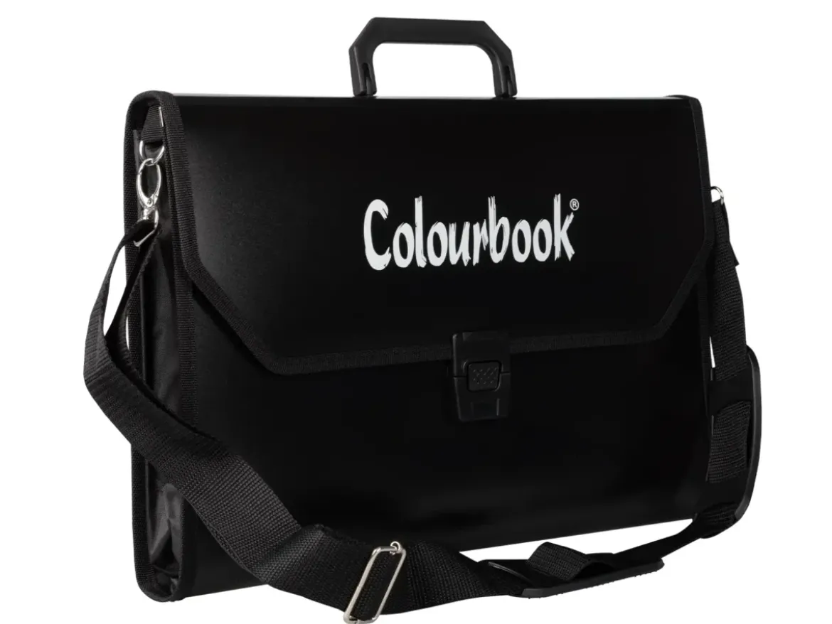 Valigetta scuola con tracolla 28x39cm – Nero