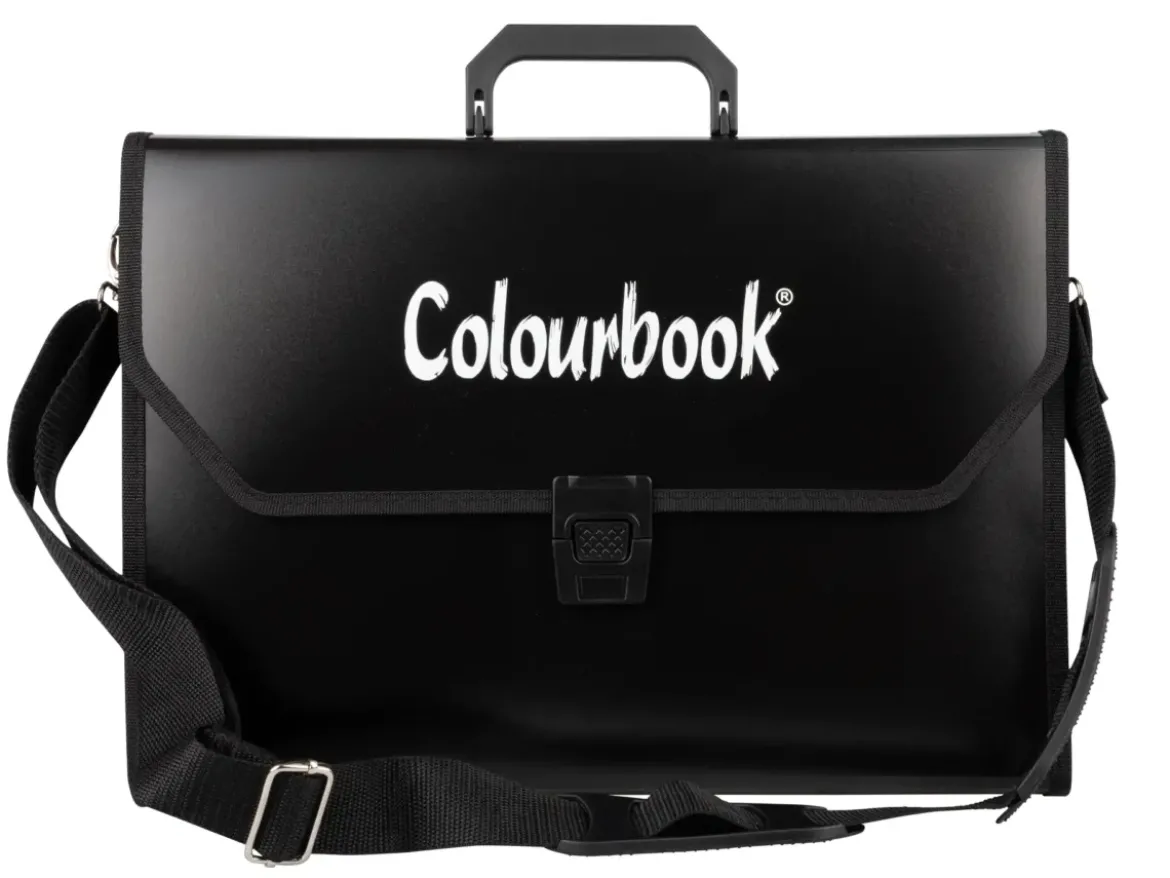 Valigetta scuola con tracolla 28x39cm – Nero
