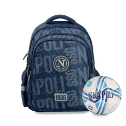 Zaino scuola SSC Napoli con pallone omaggio – 30 Litri